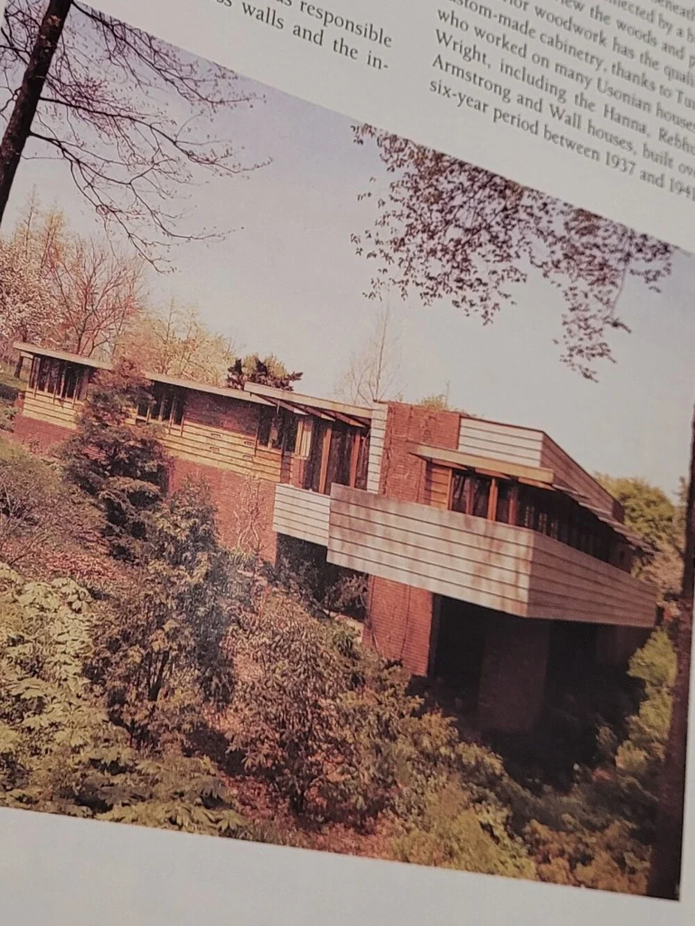 Frank Lloyd Wright Hardcover Coffee Table Book - Blue Cover